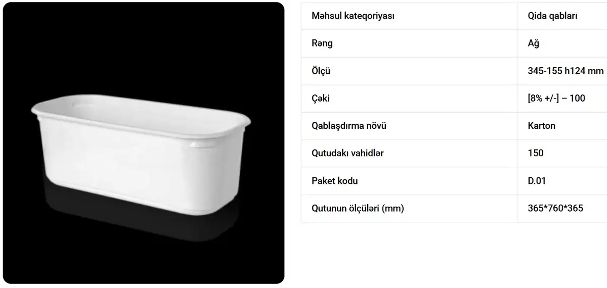 Ice cream and food containers with lids - Tenderyard