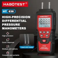 HT636 Rəqəmsal Hava Təzyiqi Ölçən Diferensial Manometr — şəkil 4