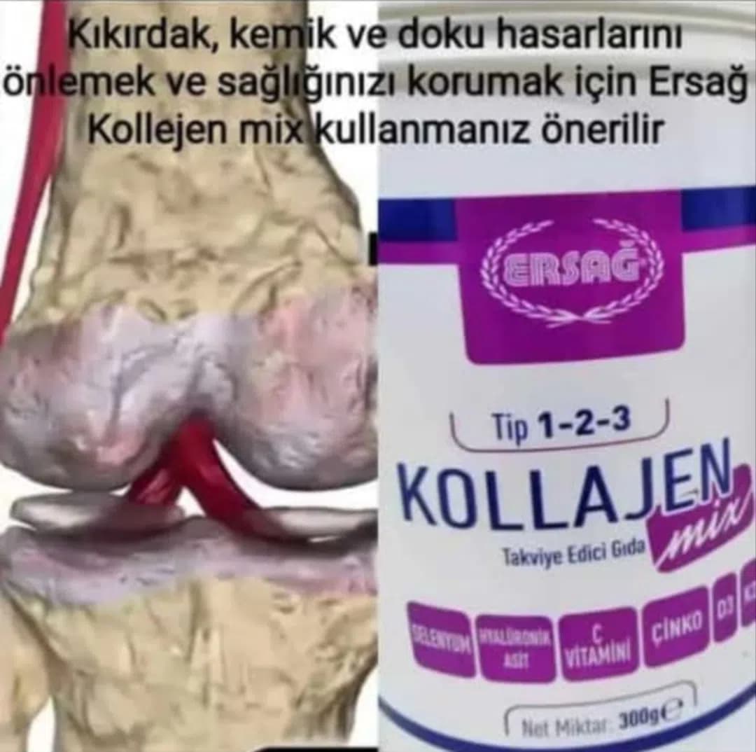 Kollagen əlavəsi Ersağ Kollejen Mix 300 q