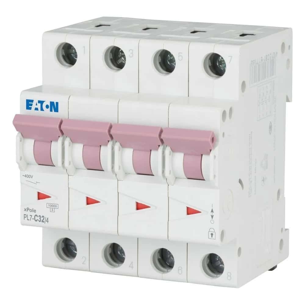 Автоматический выключатель Eaton PL7-C32/4 - Tenderyard