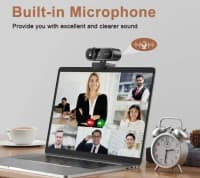 Veb-kamera 4K Full HD mikrofonlu — şəkil 4