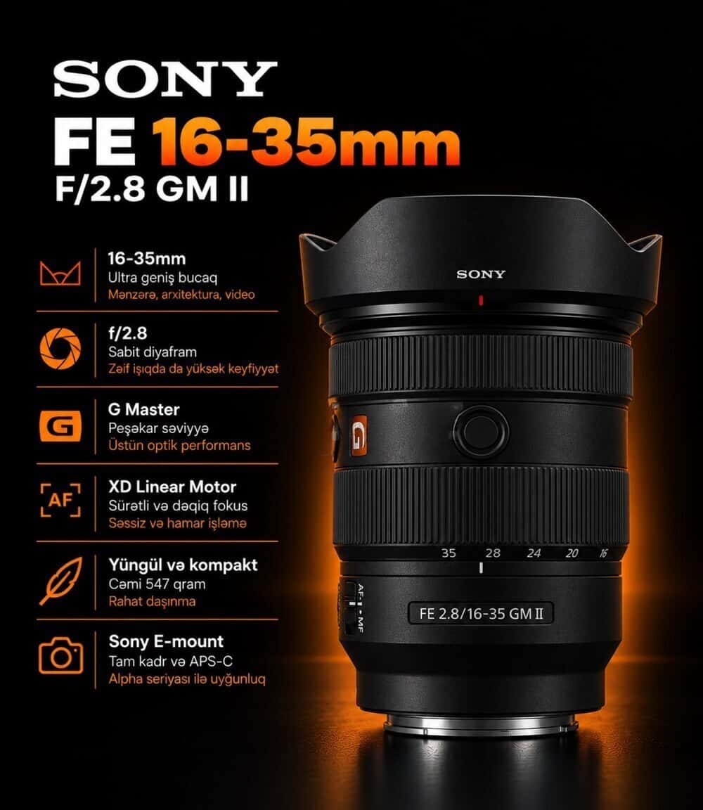 Lens Sony FE 16-35mm f2.8 GM II - Tenderyard