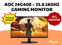 Monitor AOC 24G40E 23.8" 180Hz Gaming — şəkil 1