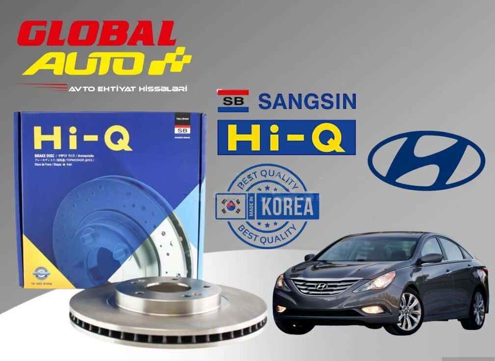Brake disc for Hyundai Sonata 2010–2014 - Tenderyard