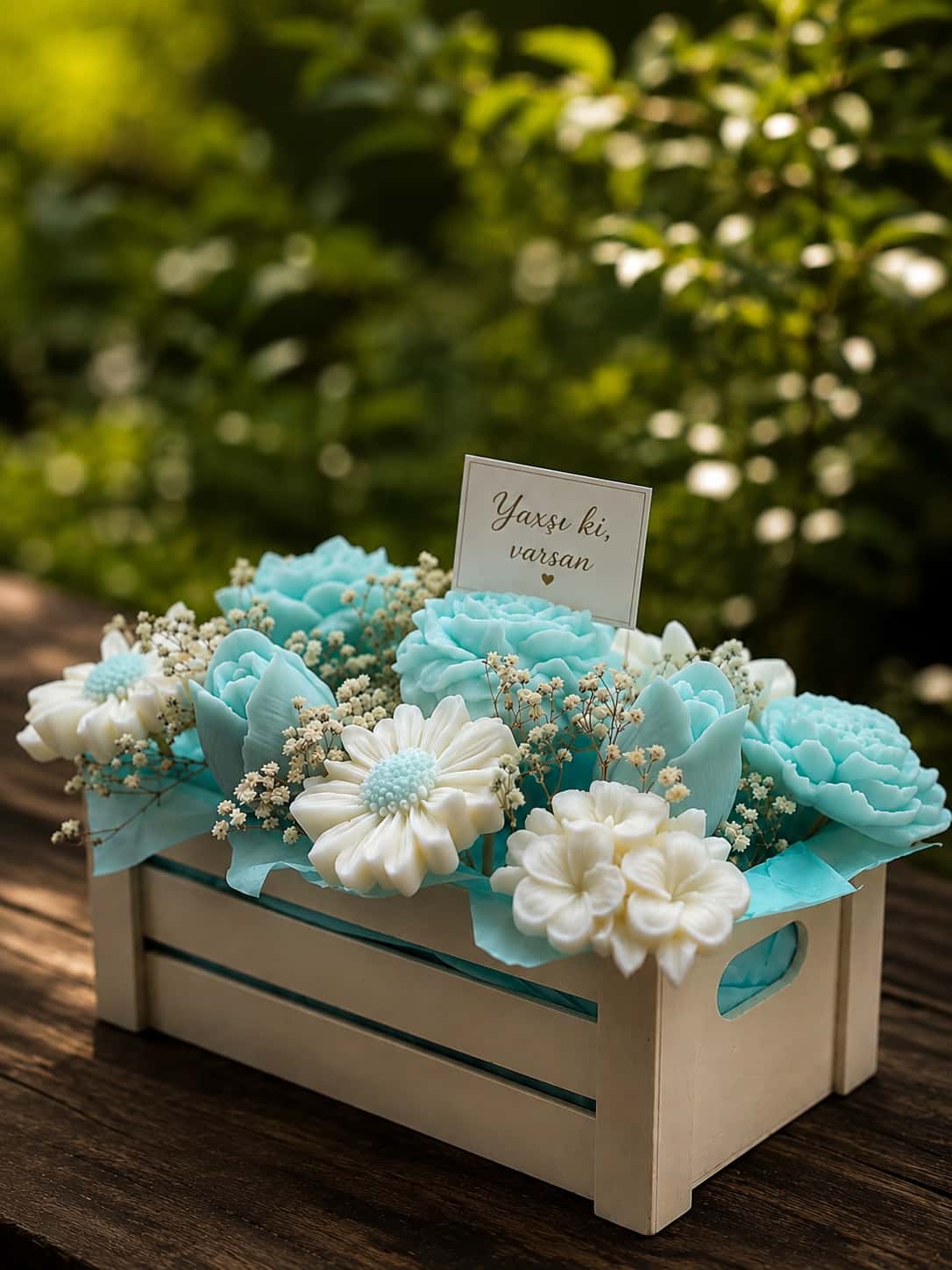 Flower-shaped decorative gift set - Tenderyard