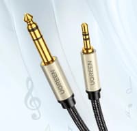 Audio kabel Ugreen 3.5mm to 6.35mm 5m — şəkil 2