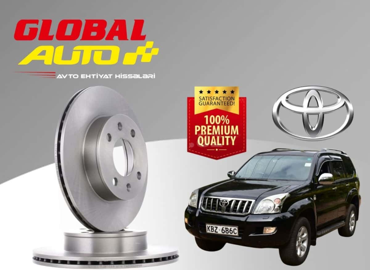 Brake disc Toyota Prado J120 - Tenderyard
