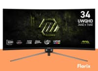 MSI MAG 345CQRF E20 34" UWQHD 200Hz Curved Monitor — şəkil 2