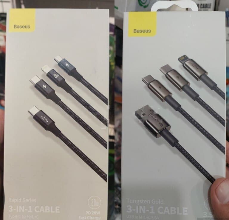 Baseus 3-ü 1-də Universal USB Kabel