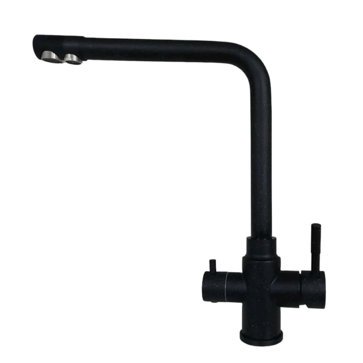 Kitchen faucet with filter, Black color - Tenderyard