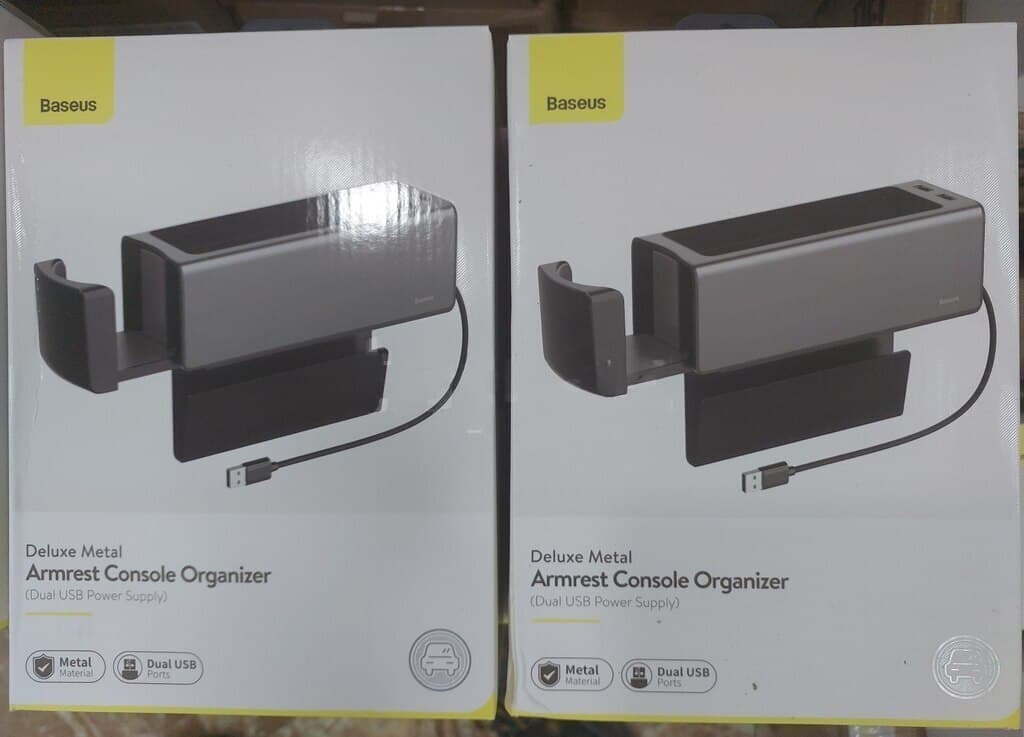Baseus Avtomobil üçün USB Çıxışlı Saxlama Qutusu