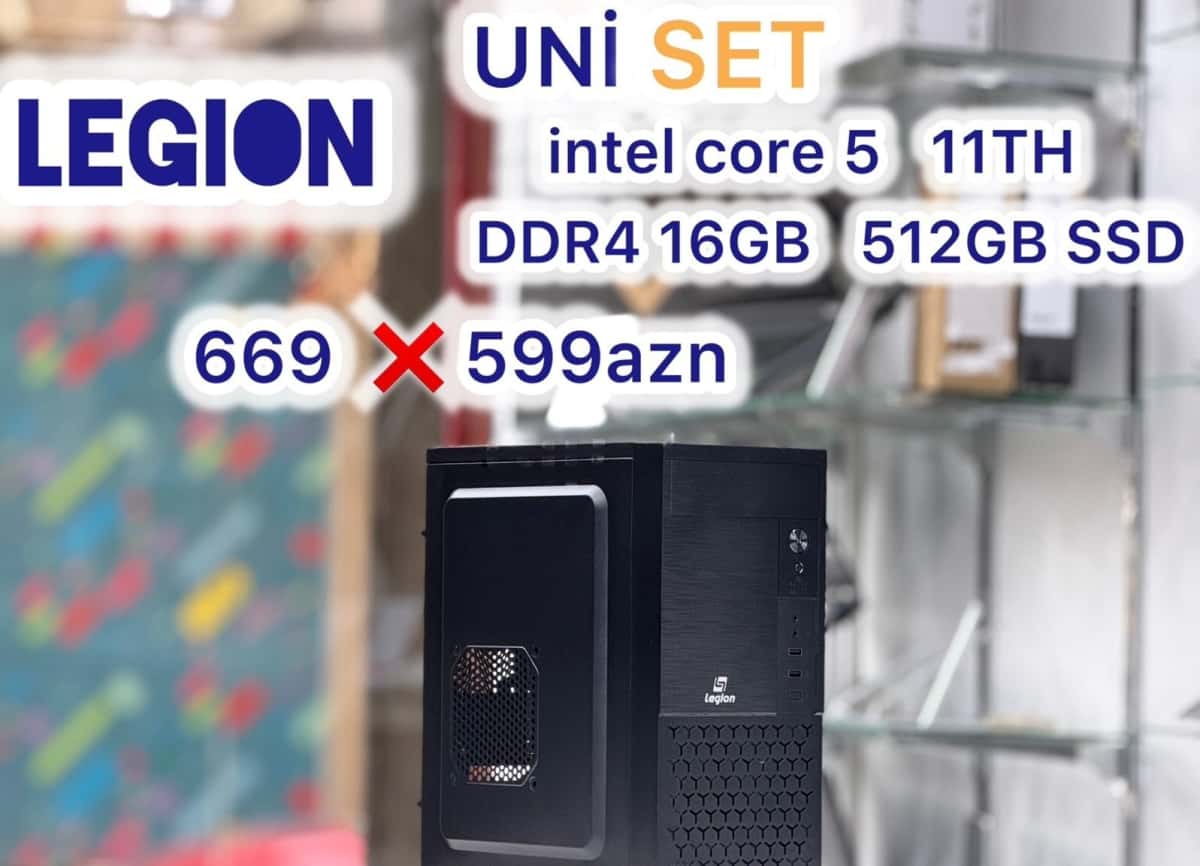 Legion Core i5 11th Gen Desktop Computer - Tenderyard