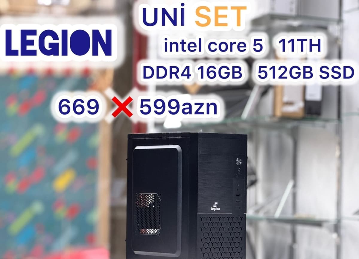 Legion Core i5 11th Gen Masaüstü Kompüter