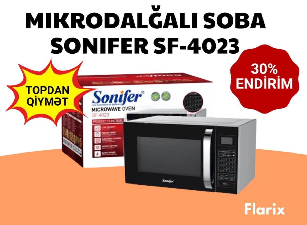 Sonifer mikrodalğalı soba