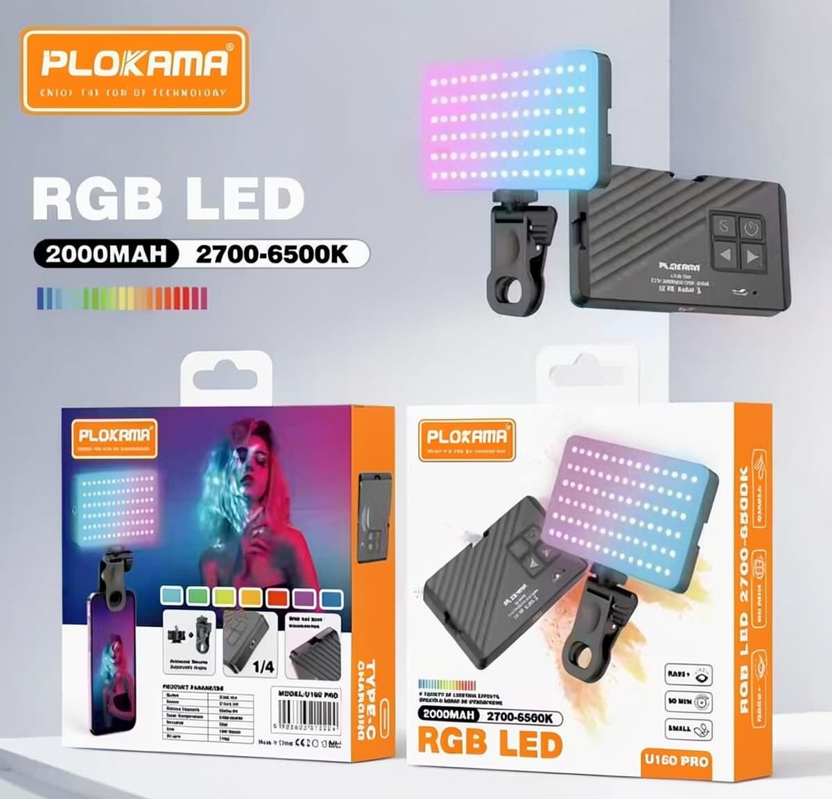 Plokama U160 Pro RGB LED İşıq Paneli