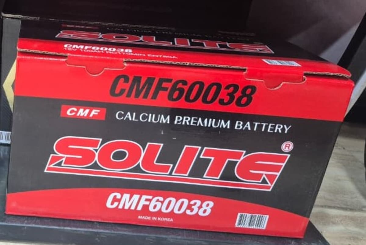 Solite 100Ah 12V Avropa Tipi Avtomobil Akkumulyatoru