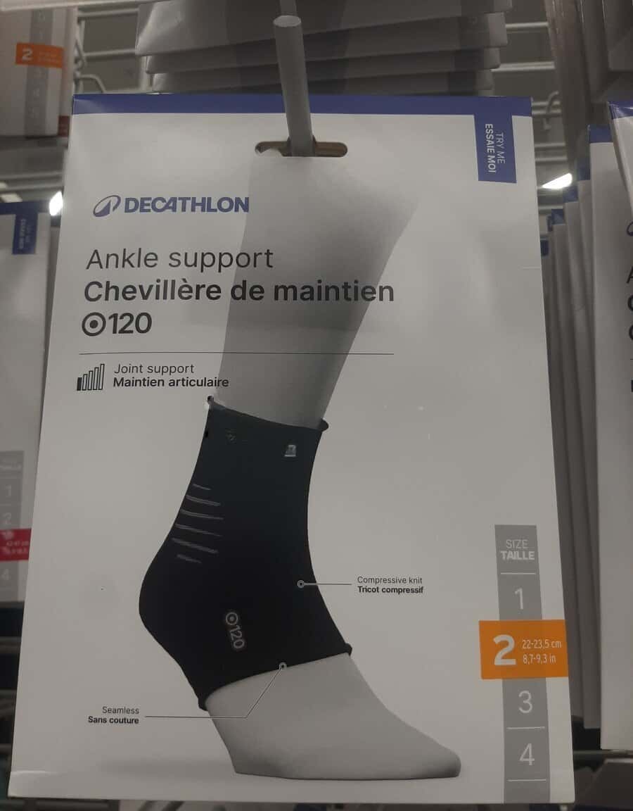 Ankle Support Decathlon Chevillère de Maintien 120 - Tenderyard