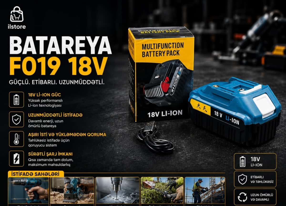 Battery F019 18V Li-ion - Tenderyard