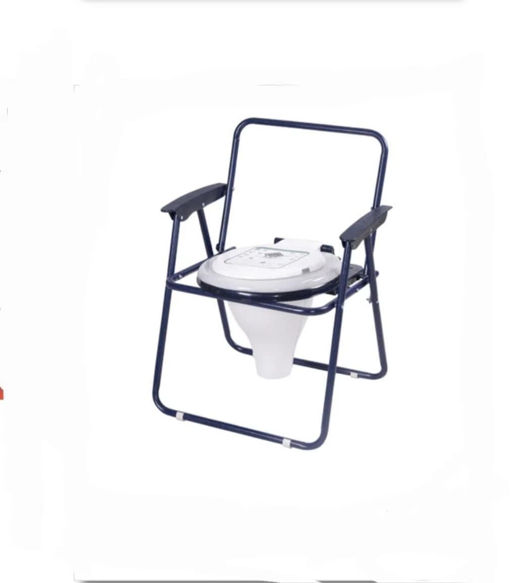 Xəstə üçün qatlanan sanitar kreslo (qarşok)