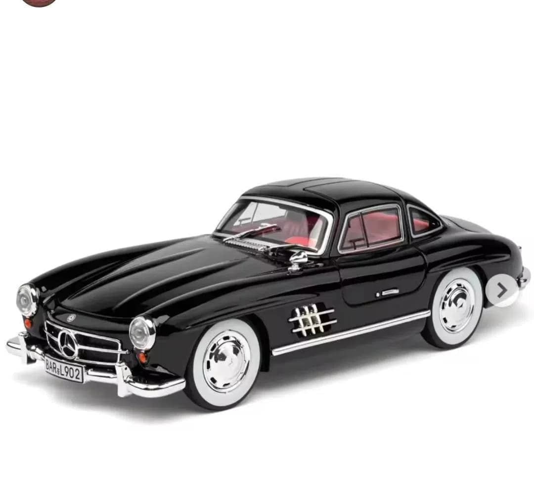 Oyuncaq maşın Mercedes-Benz 300 SL Gullwing, metal, qara
