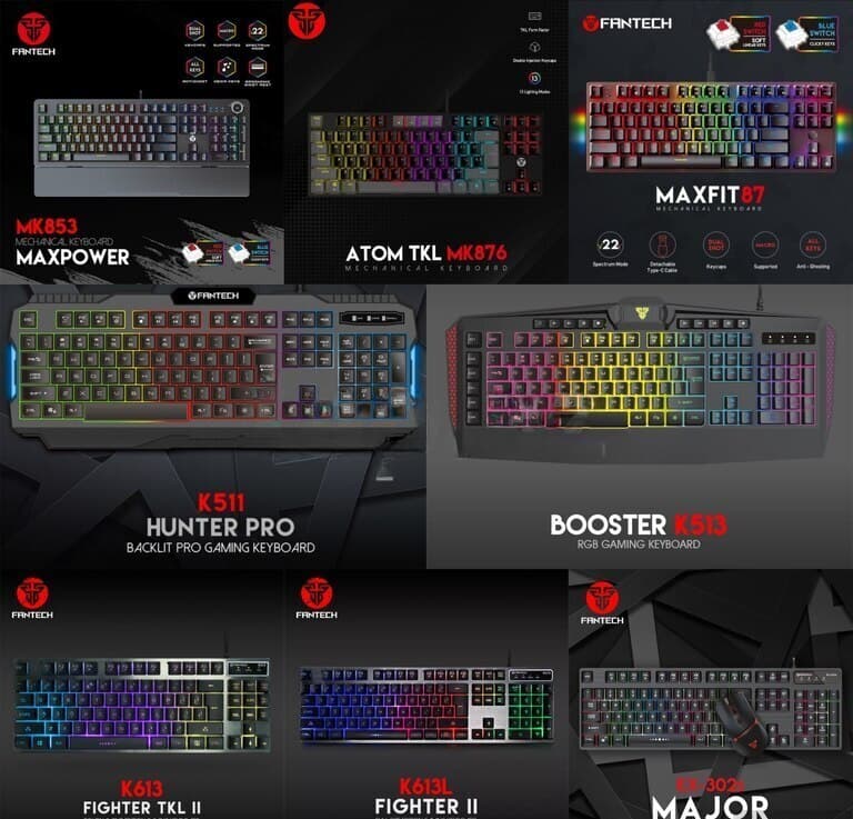 Fantech RGB Oyun Klaviaturaları