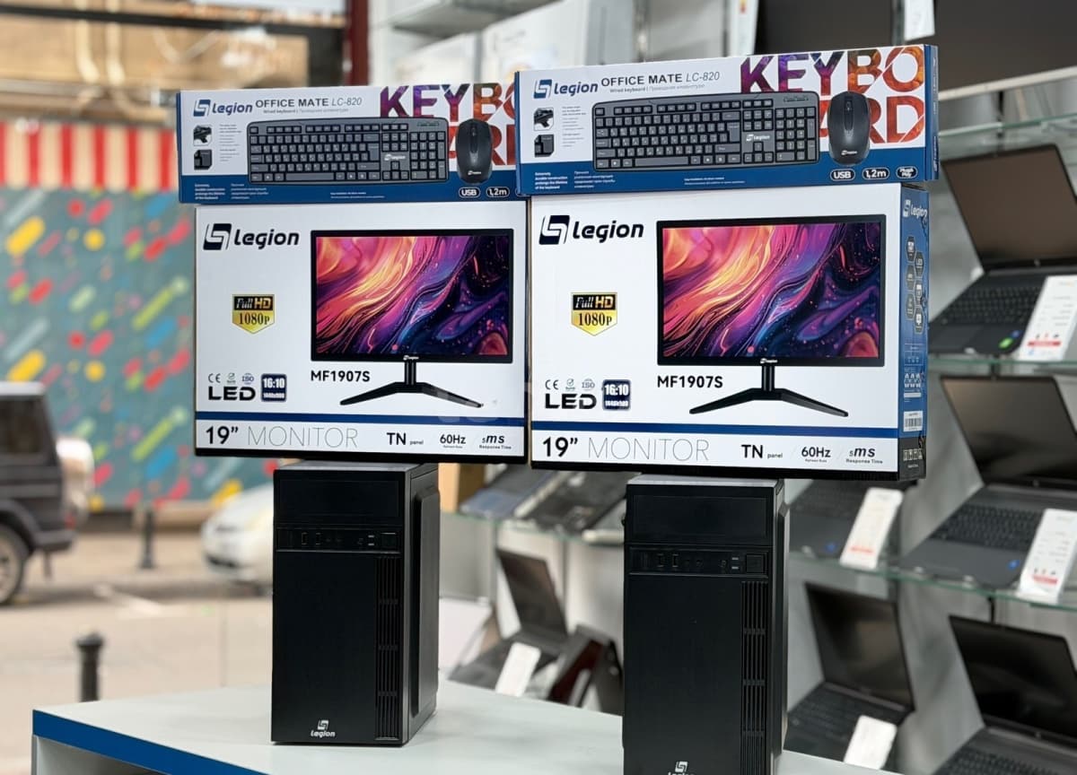Intel i5 Masaüstü Kompüter Dəsti 8GB RAM 256GB SSD 19" Monitor