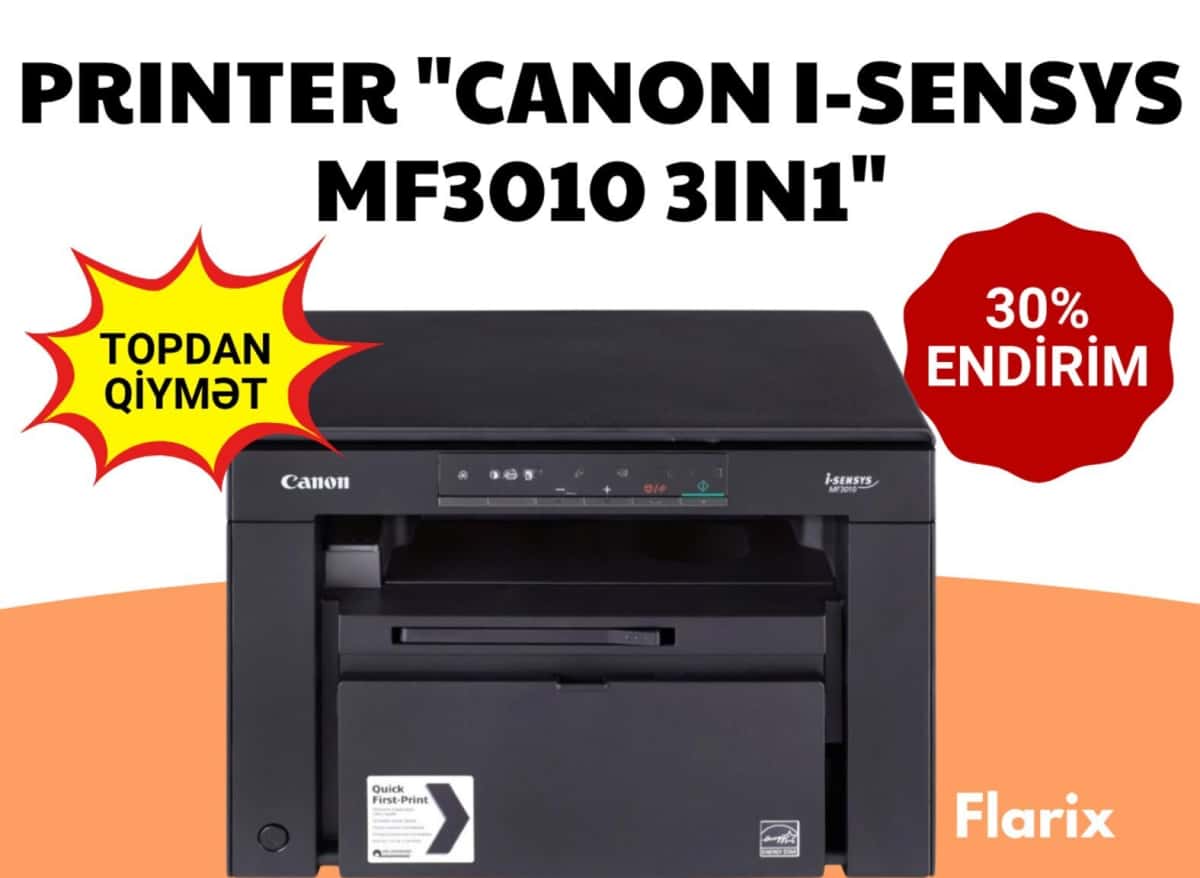 Çoxfunksiyalı printer Canon i-SENSYS MF3010 - Tenderyard