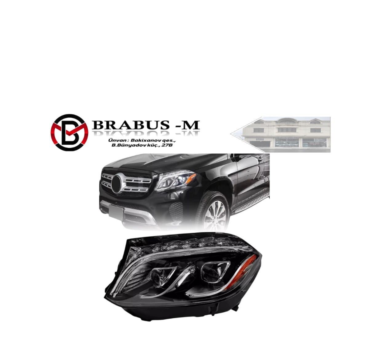 Fara Mercedes W166 GL, GLS