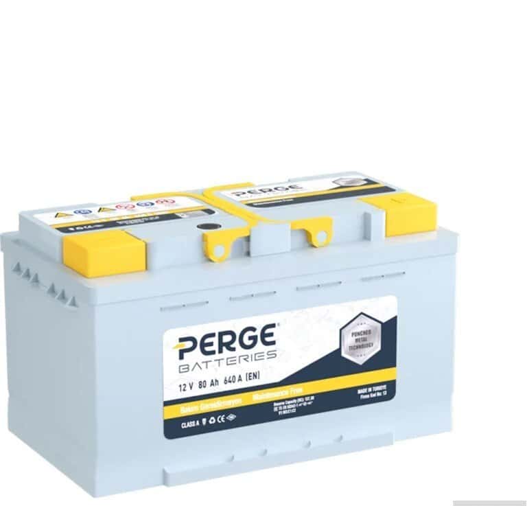 Perge Europe 80Ah 12V L4-640A(EN) Avtomobil Akkumulyatoru - Tenderyard