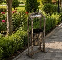 Zibil qabı və kül qabı 76x34 sm — şəkil 1
