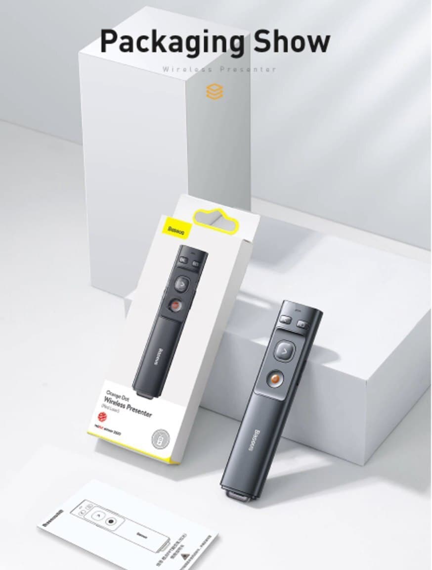 Təqdimat pultu Baseus Wireless (Type-C və USB)