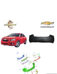 Arxa bufer Chevrolet Cruze (2009-2015) — şəkil 1