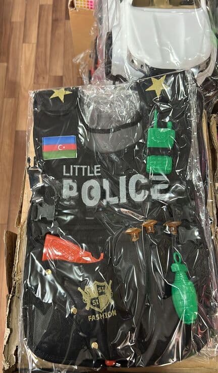 Polis personajı kostyumu (jileti)