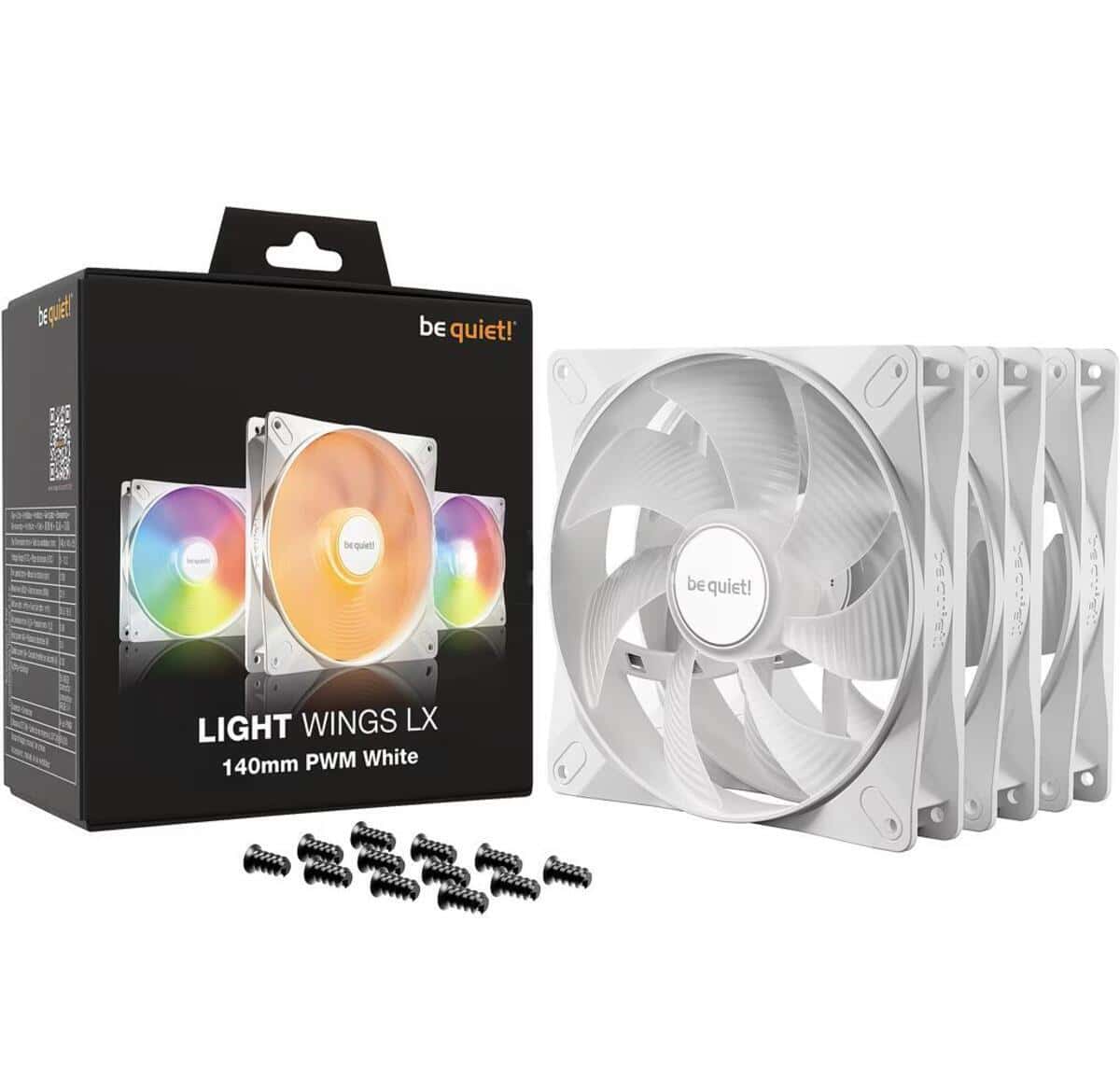 Case fan be quiet! Light Wings LX 140mm 3-pack - Tenderyard