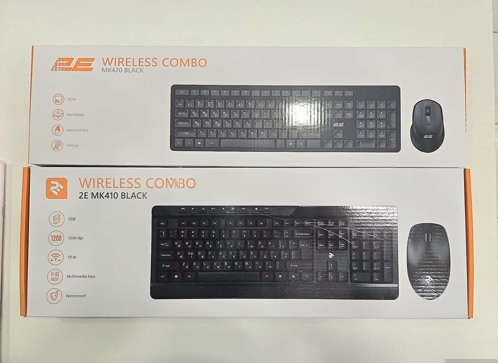 2E MK410 and MK420 Wireless Keyboard and Mouse Set - Tenderyard