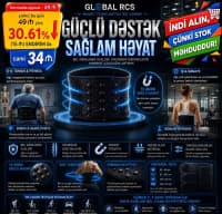Maqnitli bel korseti Sibote ST-7362 — şəkil 11