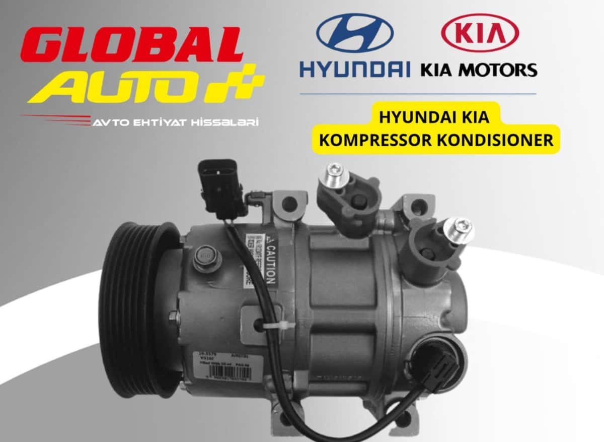 Kondisioner kompressoru Hyundai və Kia modelləri üçün - Tenderyard