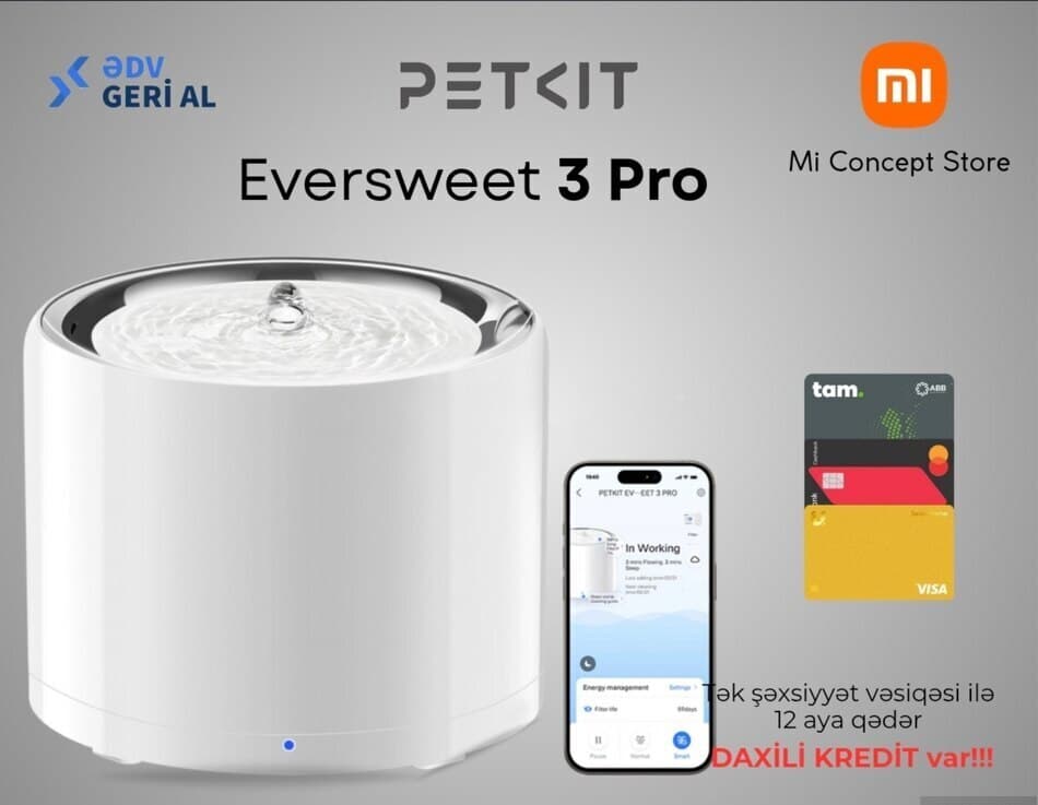 Smart su qabı Petkit Eversweet 3 Pro