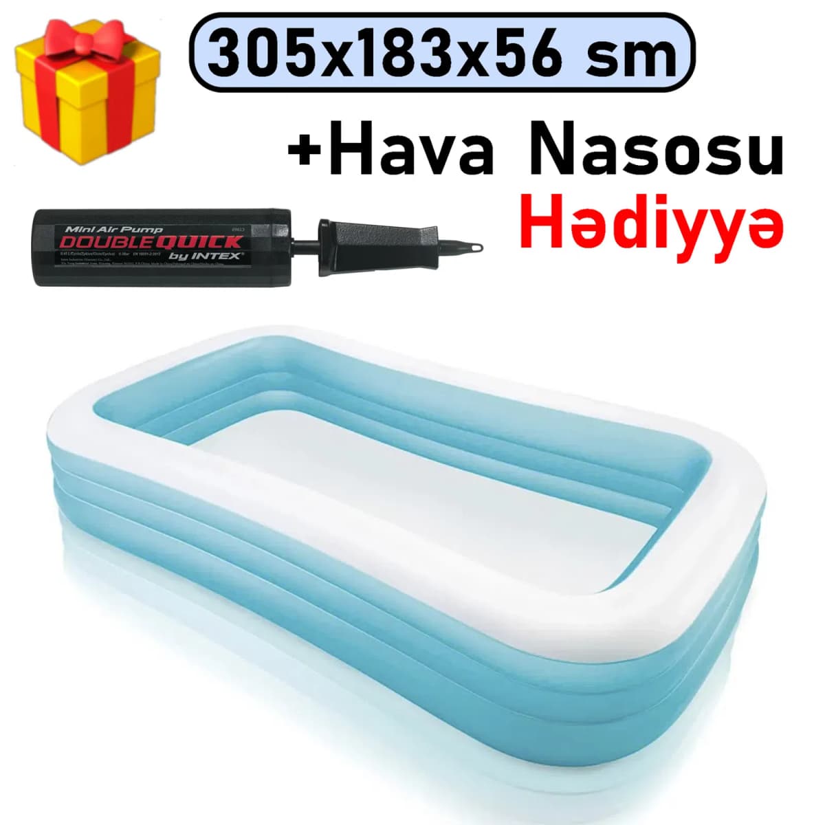 Şişmə hovuz Intex 58484 305x183x56 sm