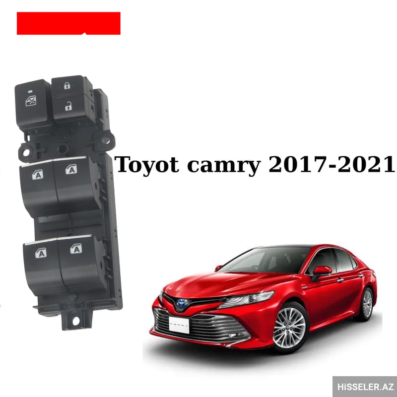 Şüşəqaldıran düymə bloku Toyota Camry 2018