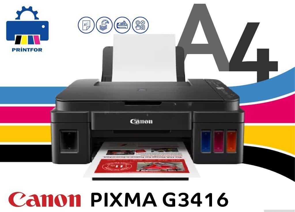 Цветной принтер Canon Pixma G3416 - Tenderyard