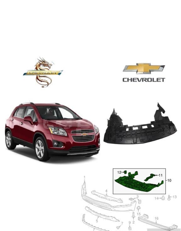 Ön bufer altı Chevrolet Trax 2014-2015