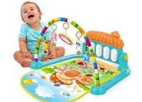 Oyun xalçası musiqili və interaktiv piano fitness rack — şəkil 9
