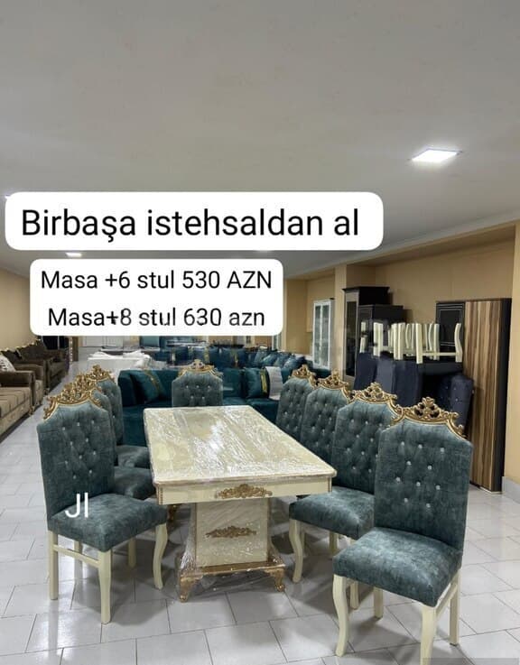 Masa-stul dəsti, Qarışıq rəng