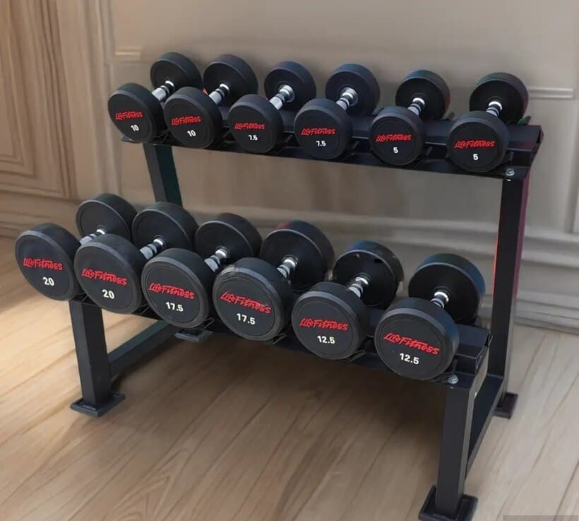 Life Fitness Peşəkar Rezin Qantellər