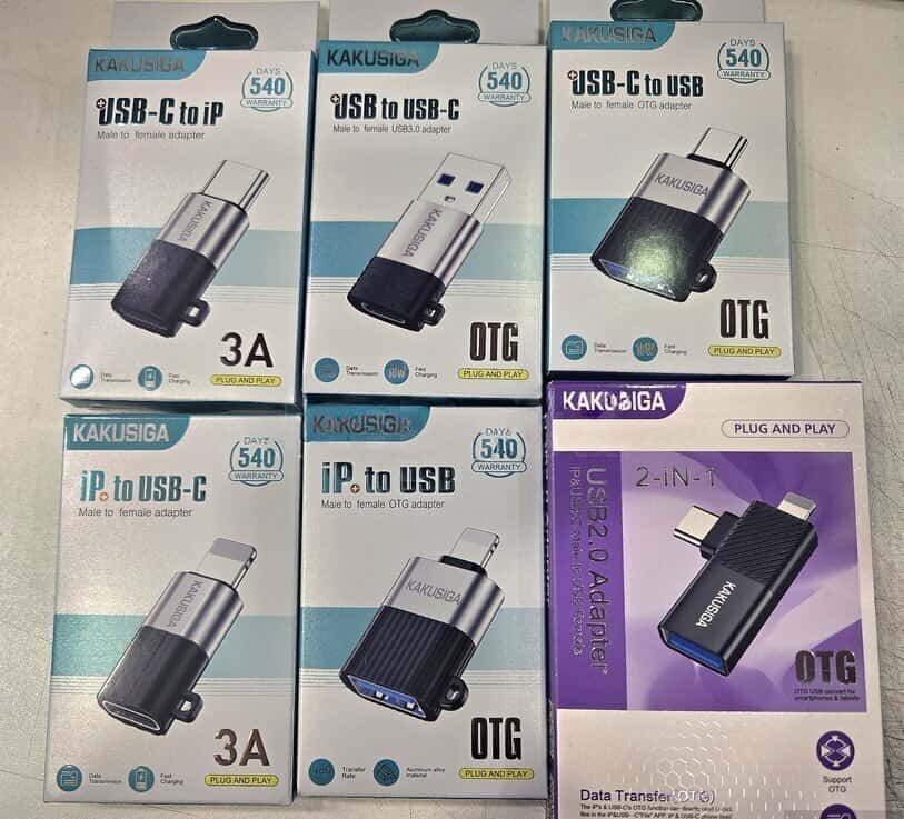 Kakusiga Type-C and Lightning USB OTG Adapter - Tenderyard