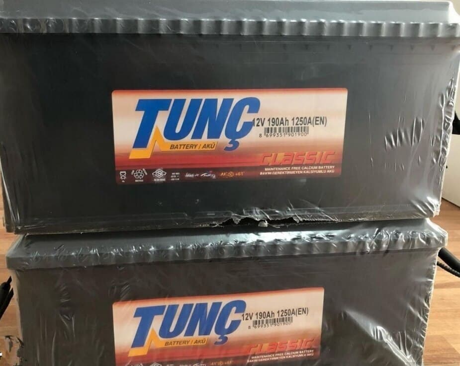Akkumulyator Tunc 12V 190Ah