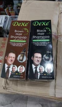 saç qaraldan şampun "dexe black hair shampoo 400 ml" — şəkil 16