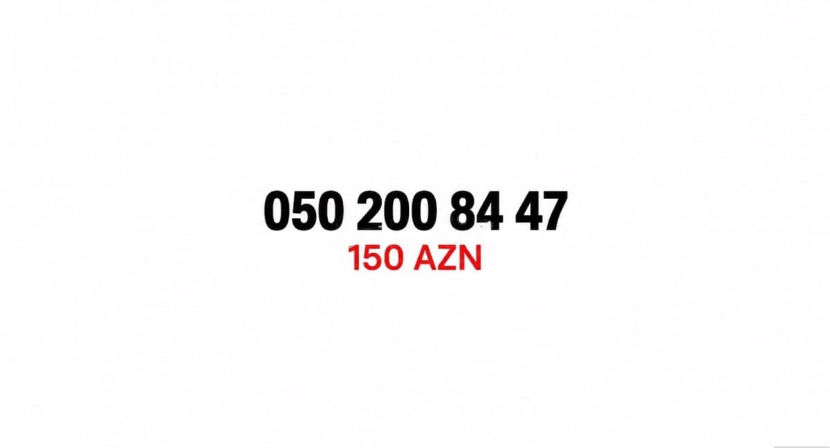 Azercell nömrə (050) 200-84-47