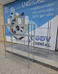 Paslanmaz Metal Rəf Sistemi (Stellaj) — şəkil 2